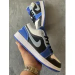 XH Air Jordan 1 Low White Blue Black