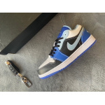 XH Air Jordan 1 Low White Blue Black