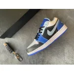 XH Air Jordan 1 Low White Blue Black