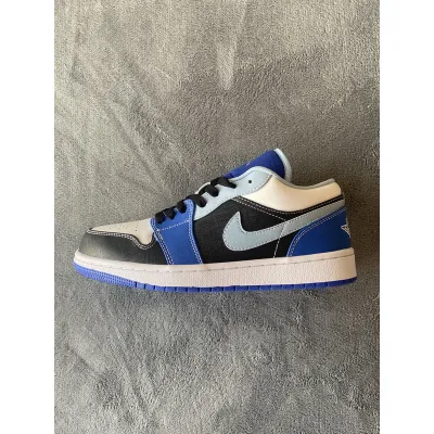 XH Air Jordan 1 Low White Blue Black 02