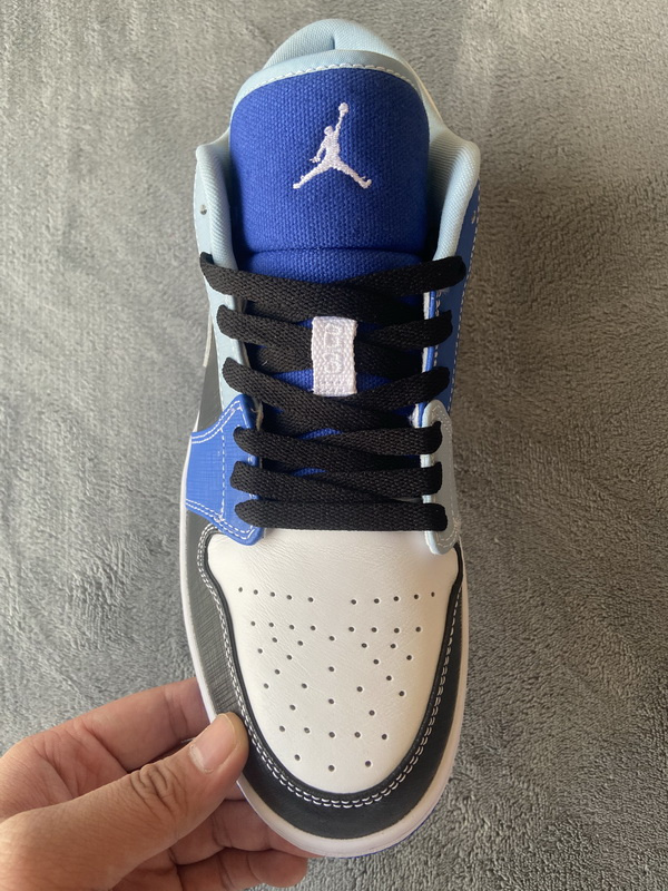 XH Air Jordan 1 Low White Blue Black