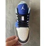 XH Air Jordan 1 Low White Blue Black