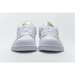 XH Air Jordan 1 Low White Metallic Gold