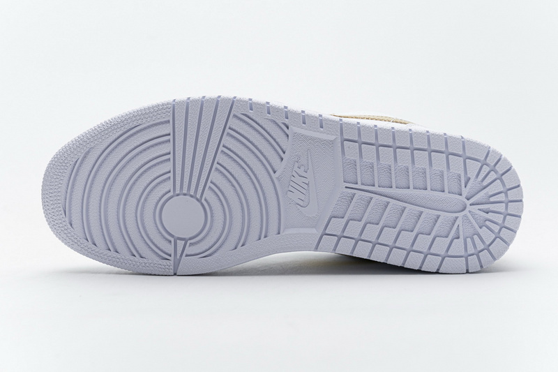 XH Air Jordan 1 Low White Metallic Gold