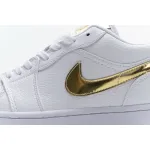 XH Air Jordan 1 Low White Metallic Gold