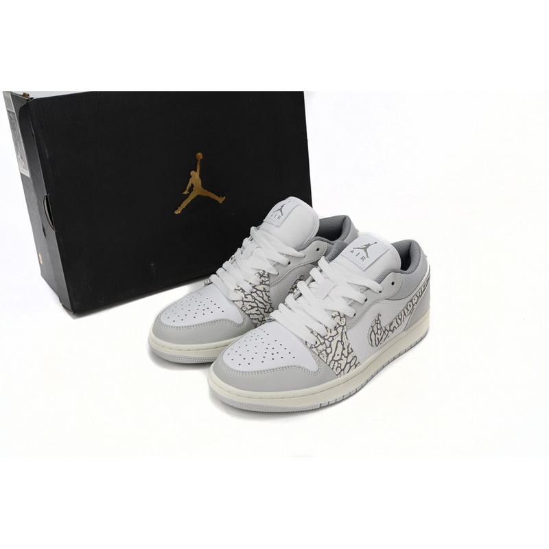 XH Air Jordan 1 Low PRM Elephant Print