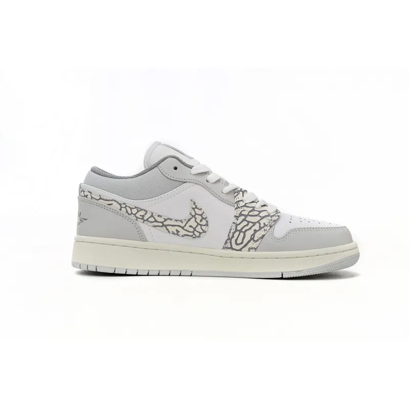 XH Air Jordan 1 Low PRM Elephant Print