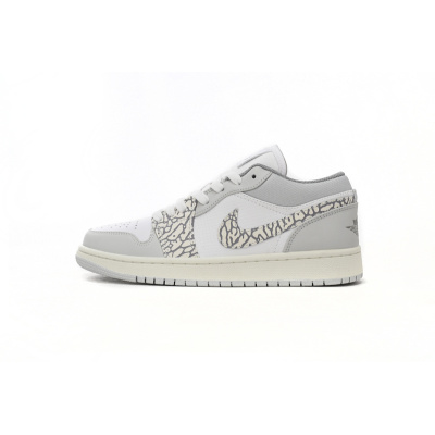 XH Air Jordan 1 Low PRM Elephant Print 01