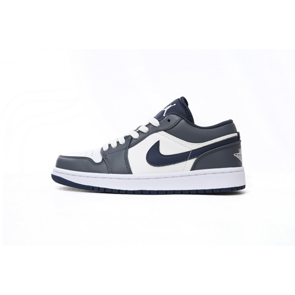 XH Air Jordan 1 Low White Gray Orchid