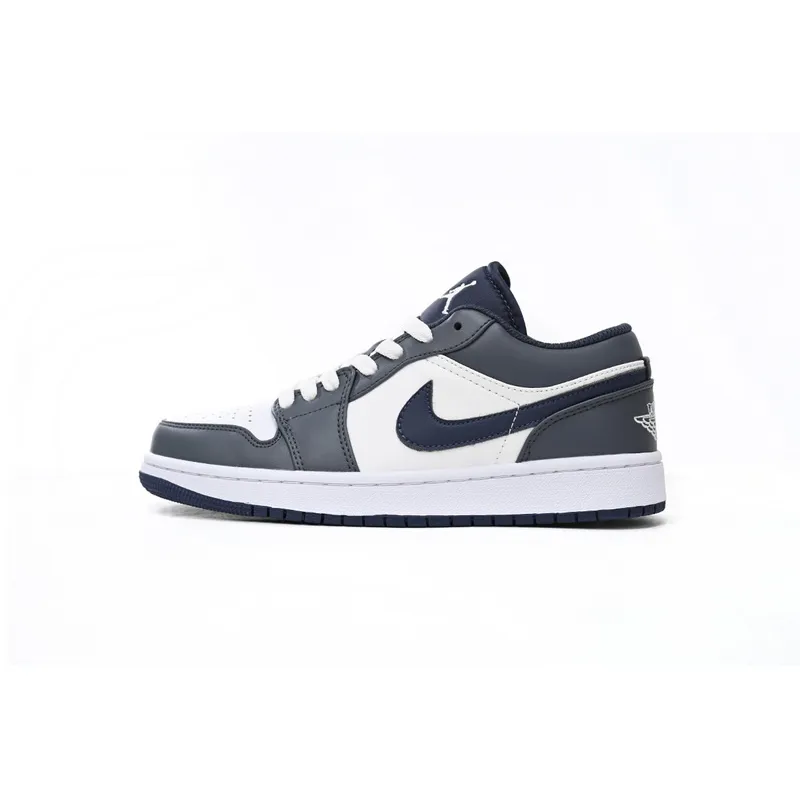 XH Air Jordan 1 Low White Gray Orchid