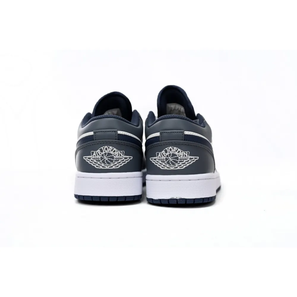 XH Air Jordan 1 Low White Gray Orchid