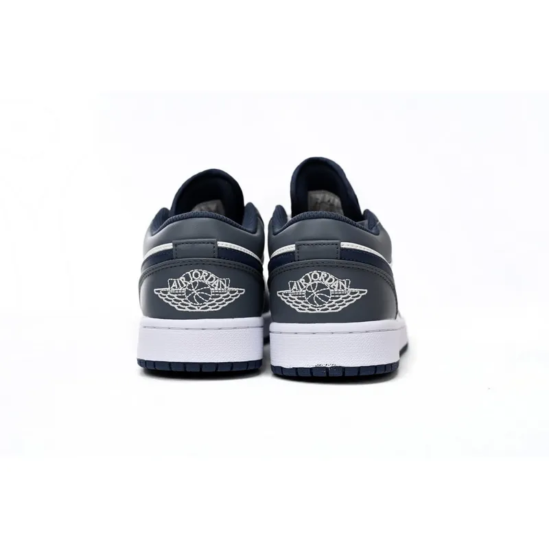 XH Air Jordan 1 Low White Gray Orchid