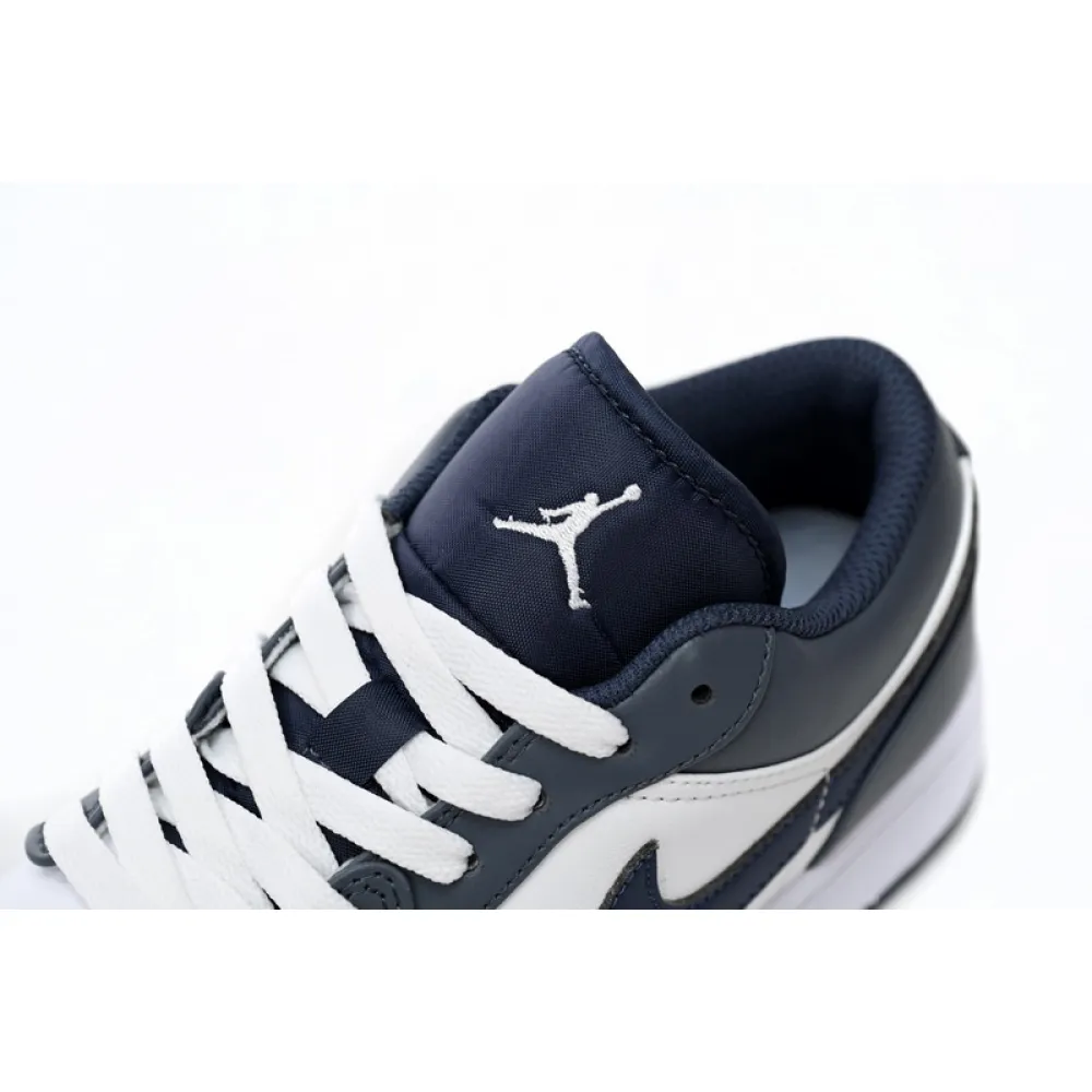 XH Air Jordan 1 Low White Gray Orchid