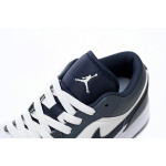 XH Air Jordan 1 Low White Gray Orchid