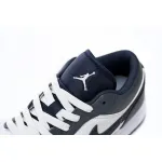 XH Air Jordan 1 Low White Gray Orchid