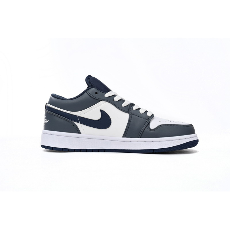 XH Air Jordan 1 Low White Gray Orchid