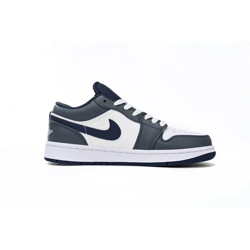 XH Air Jordan 1 Low White Gray Orchid