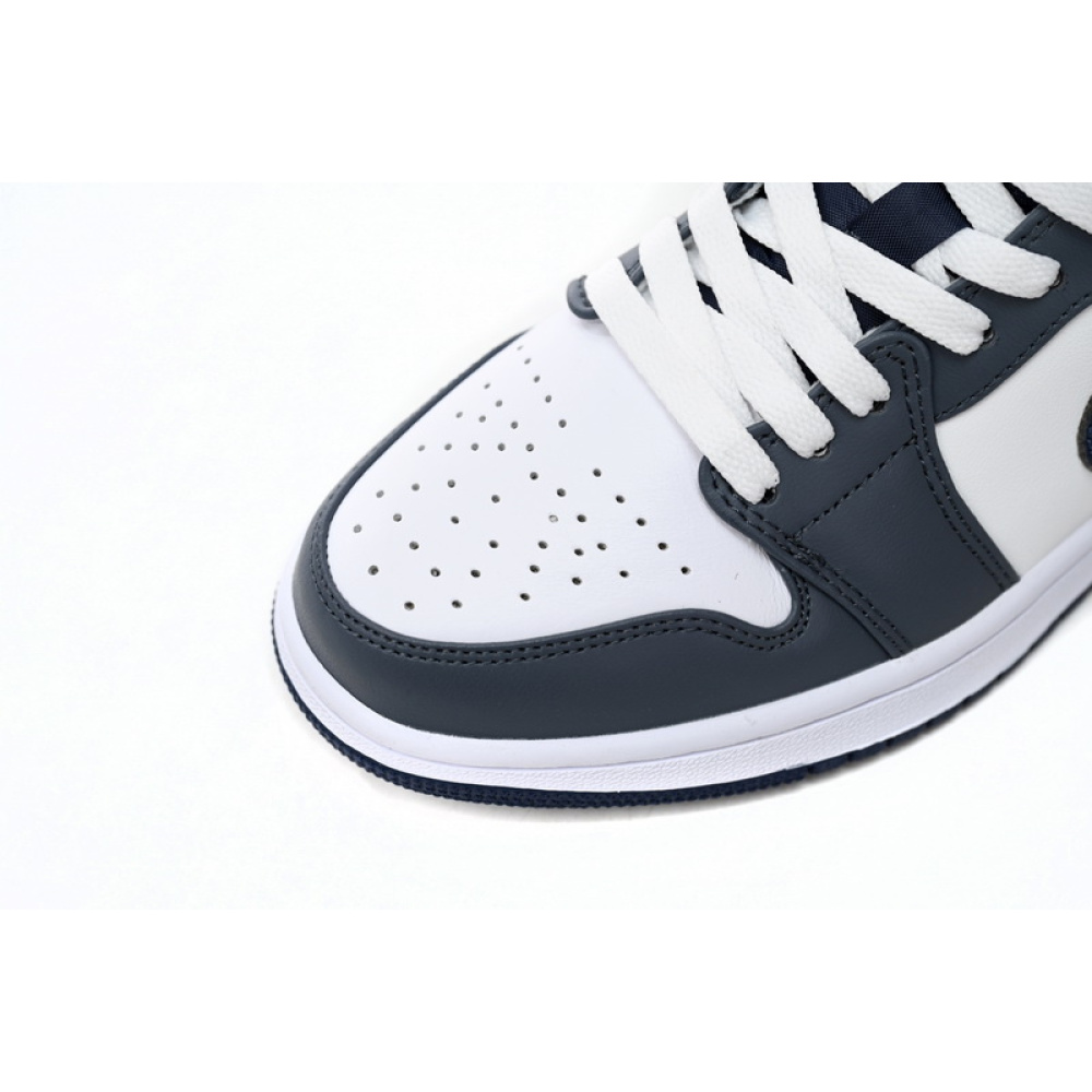 XH Air Jordan 1 Low White Gray Orchid