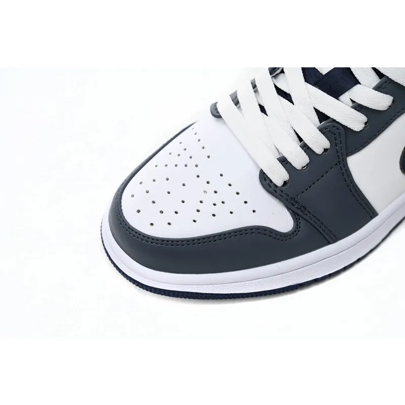XH Air Jordan 1 Low White Gray Orchid