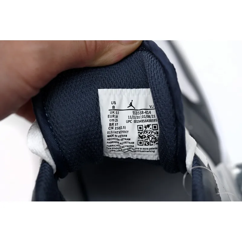 XH Air Jordan 1 Low White Gray Orchid