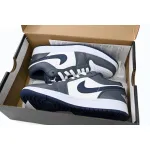 XH Air Jordan 1 Low White Gray Orchid