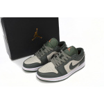 XH  Air Jordan 1 Low Bean Paste Green