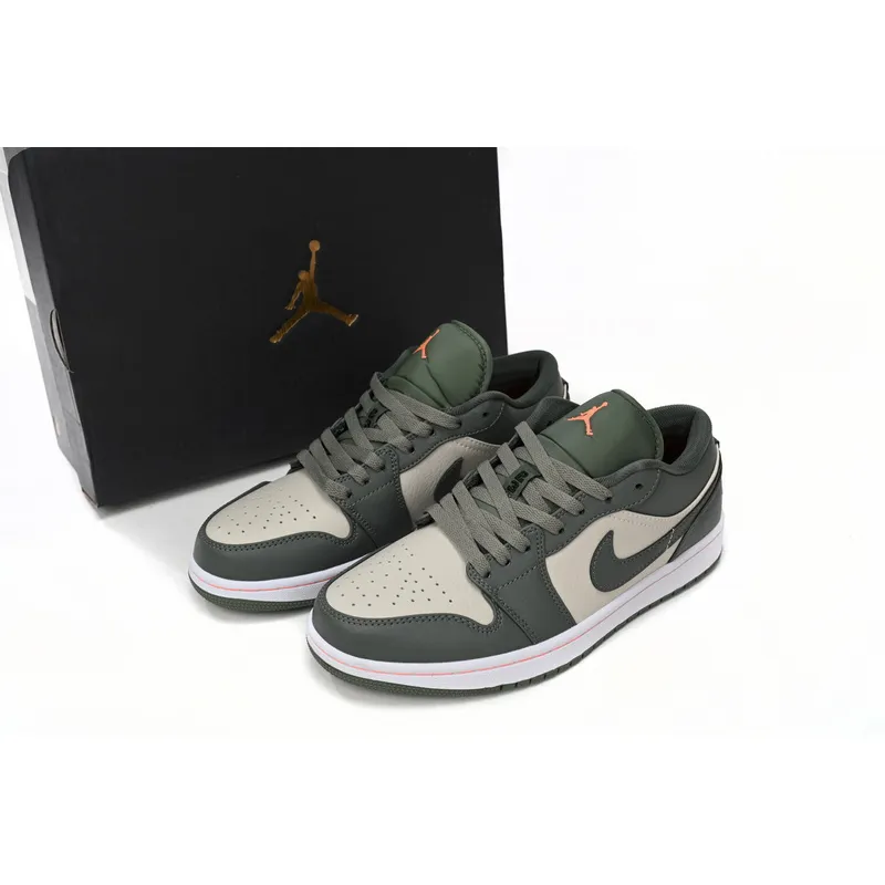 XH  Air Jordan 1 Low Bean Paste Green