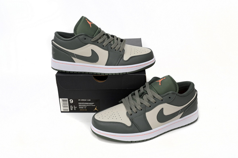 XH  Air Jordan 1 Low Bean Paste Green