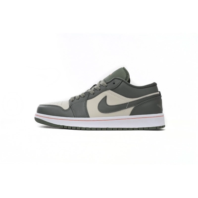 XH  Air Jordan 1 Low Bean Paste Green 01