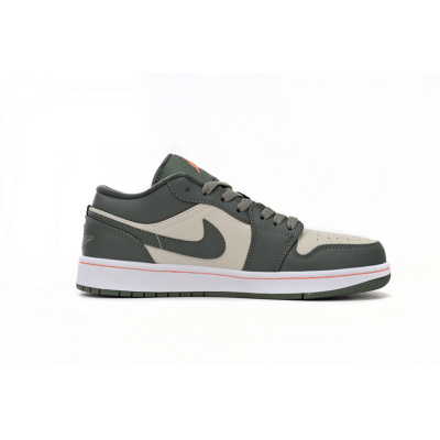 XH  Air Jordan 1 Low Bean Paste Green 02