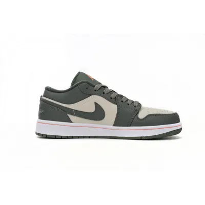 XH  Air Jordan 1 Low Bean Paste Green 02