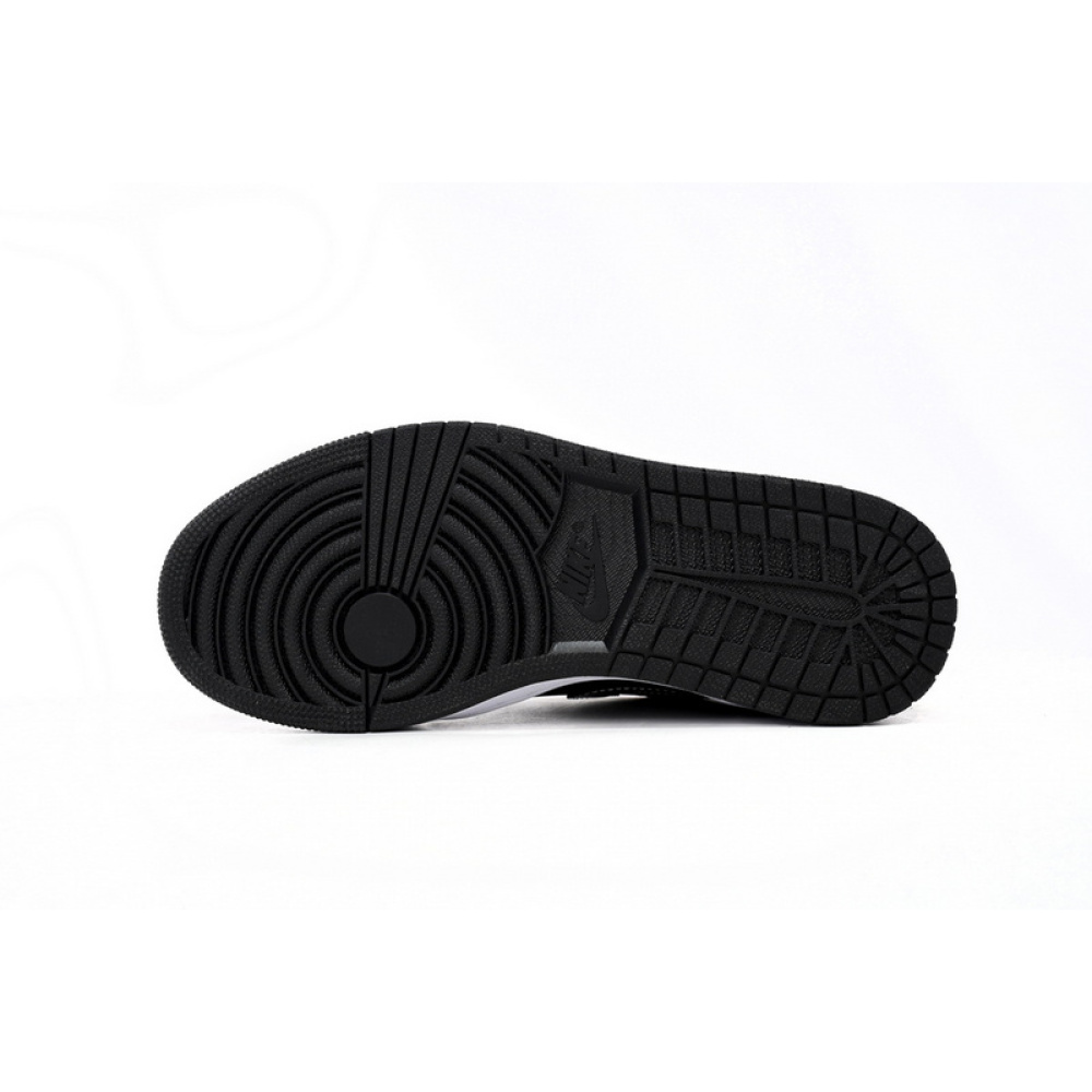 XH Air Jordan aj1 Low Vintage Black And White