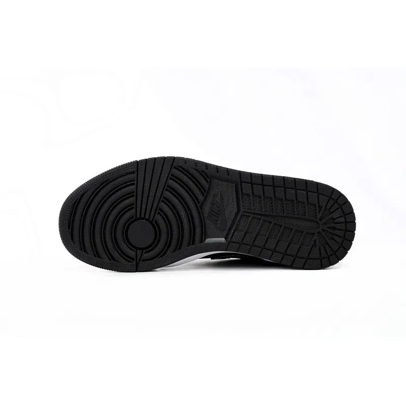 XH Air Jordan aj1 Low Vintage Black And White