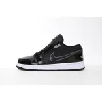 XH Air Jordan aj1 Low Vintage Black And White