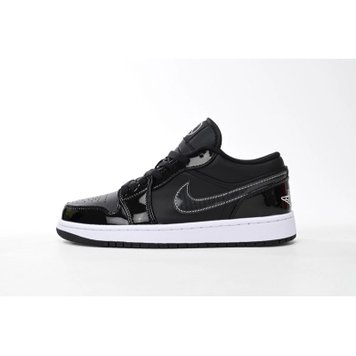 XH Air Jordan aj1 Low Vintage Black And White 01