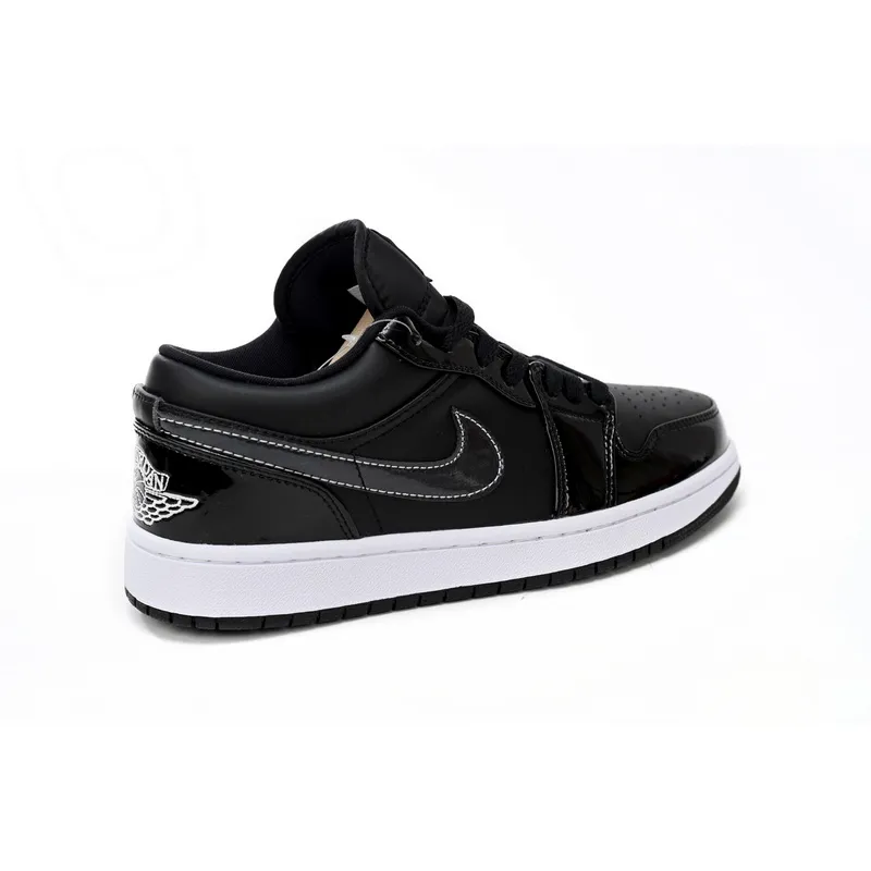 XH Air Jordan aj1 Low Vintage Black And White