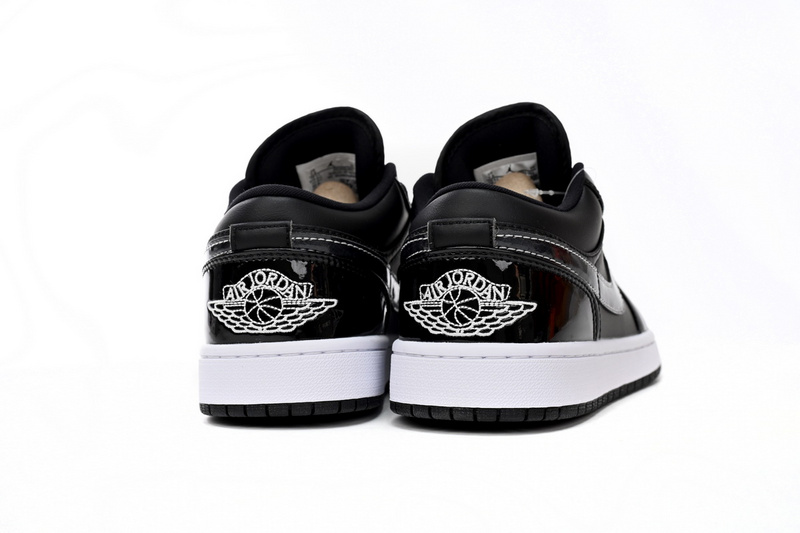 XH Air Jordan aj1 Low Vintage Black And White