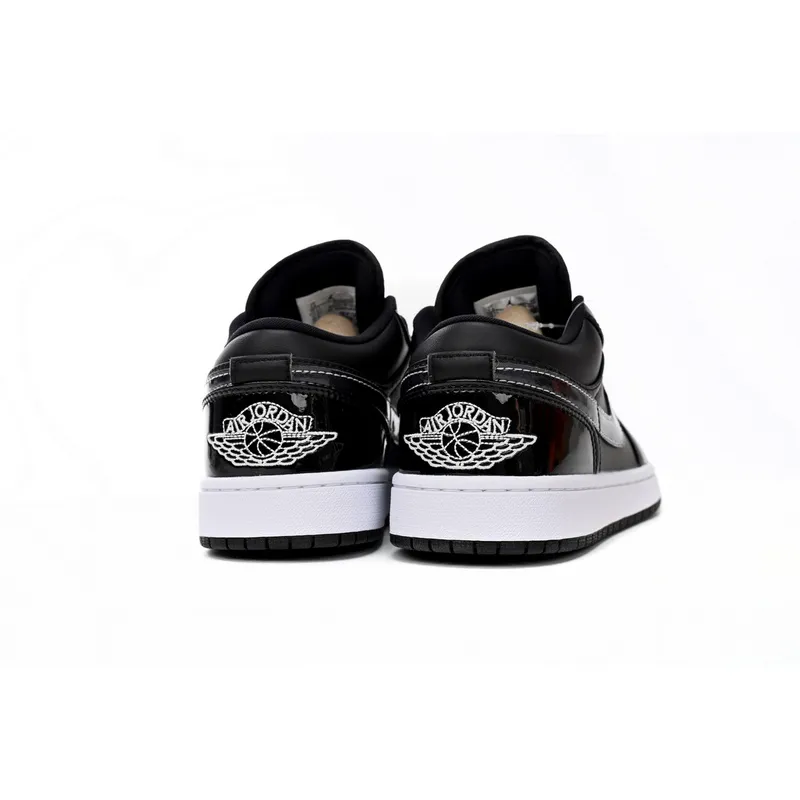 XH Air Jordan aj1 Low Vintage Black And White