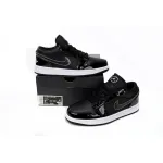 XH Air Jordan aj1 Low Vintage Black And White