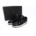 XH Air Jordan aj1 Low Vintage Black And White