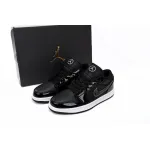 XH Air Jordan aj1 Low Vintage Black And White