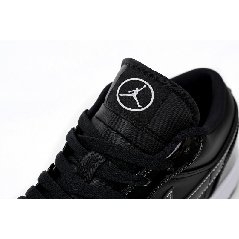 XH Air Jordan aj1 Low Vintage Black And White