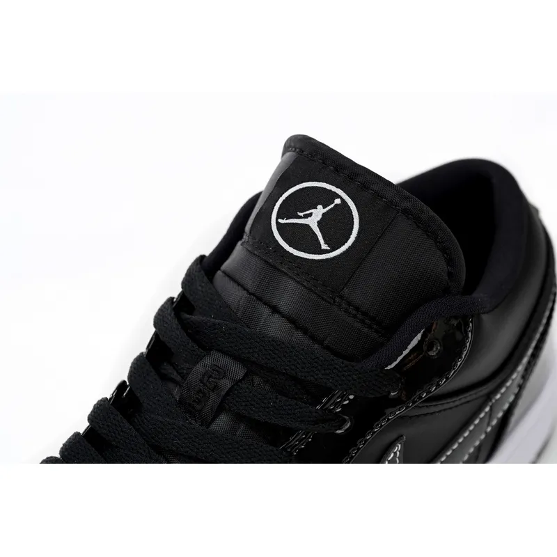 XH Air Jordan aj1 Low Vintage Black And White