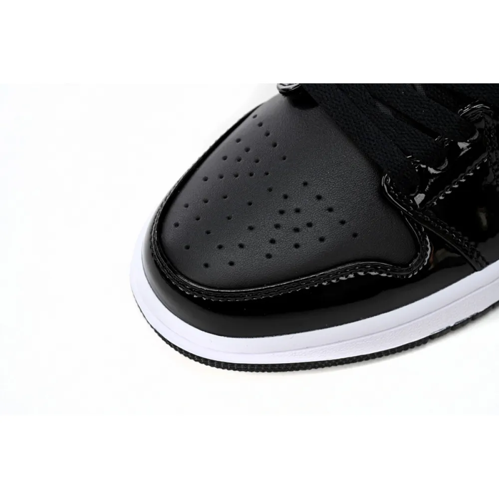 XH Air Jordan aj1 Low Vintage Black And White
