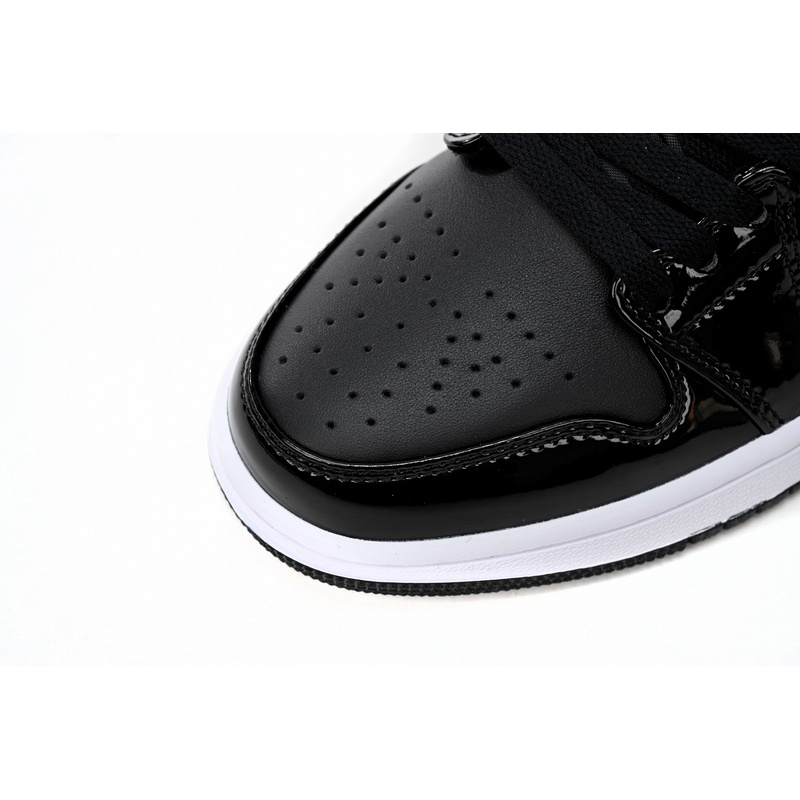 XH Air Jordan aj1 Low Vintage Black And White