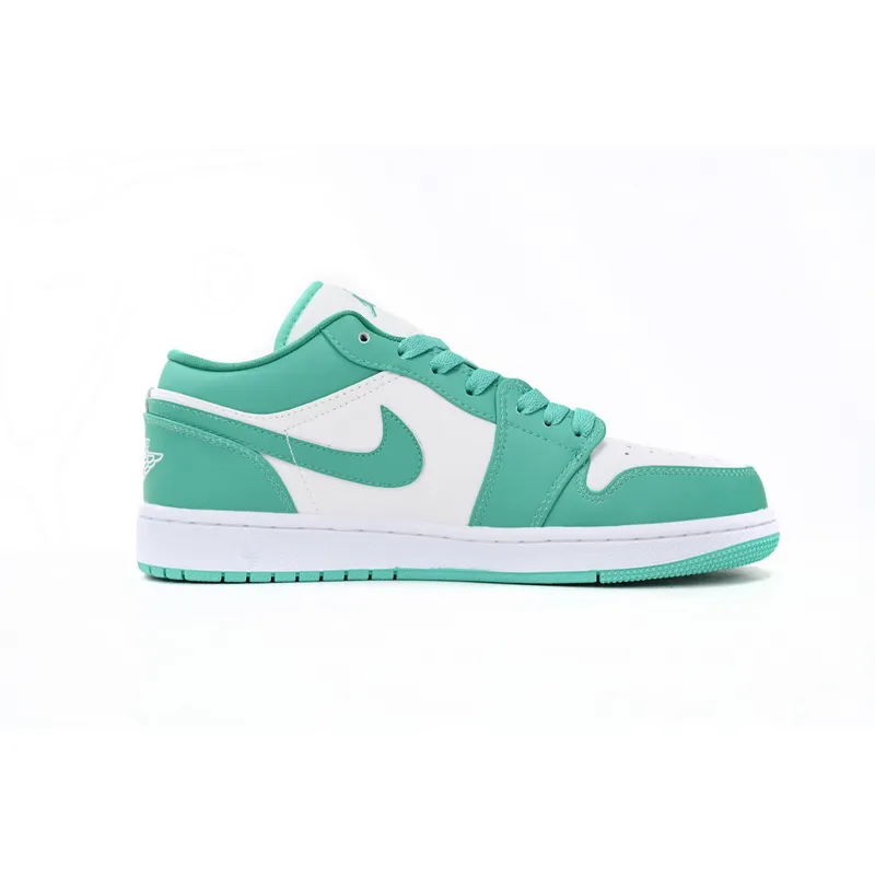 XH Air Jordan aj1 Low Vintage White Green