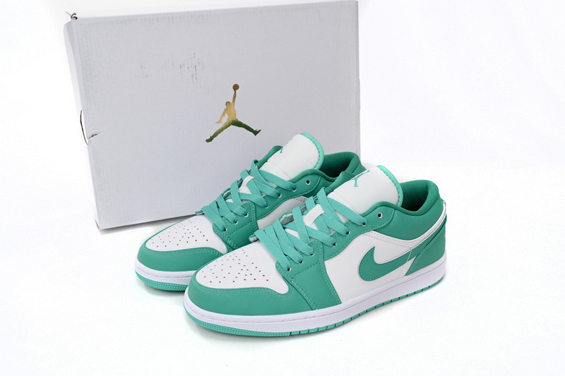 XH Air Jordan aj1 Low Vintage White Green