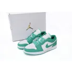 XH Air Jordan aj1 Low Vintage White Green