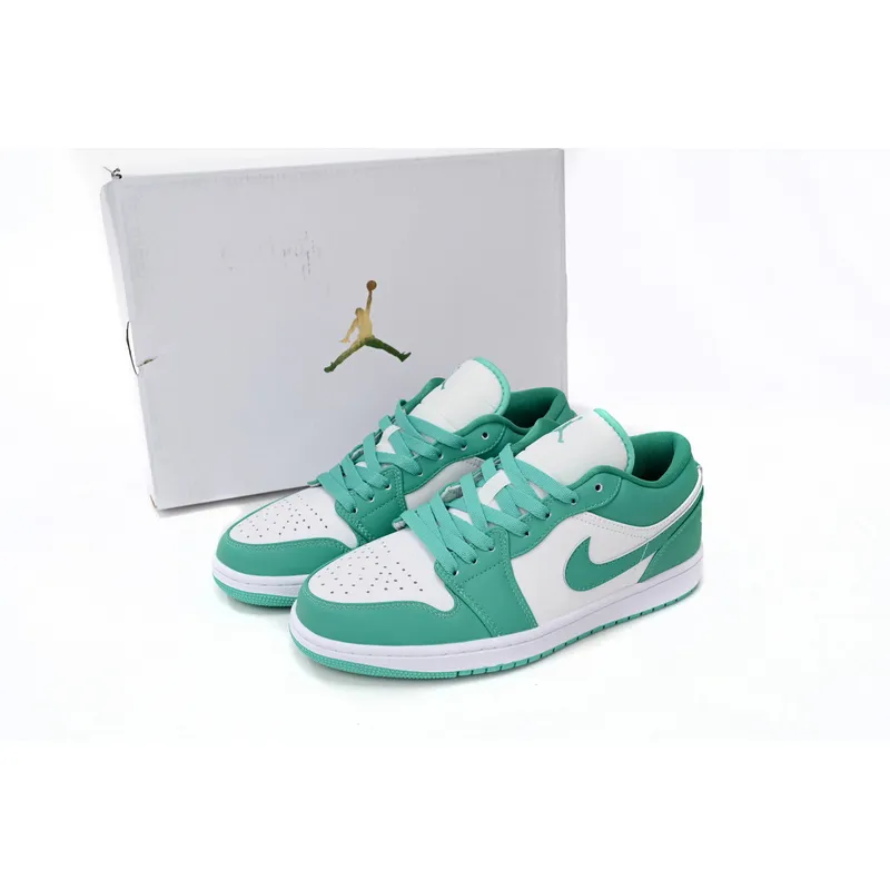 XH Air Jordan aj1 Low Vintage White Green
