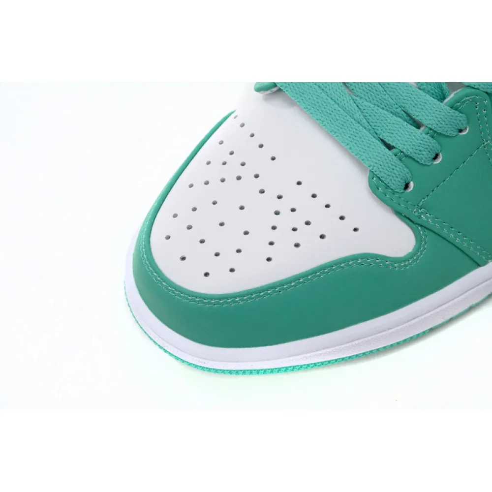 XH Air Jordan aj1 Low Vintage White Green